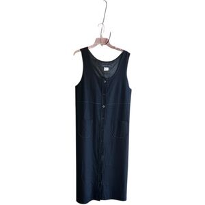 Collection by Harve Benard vintage wool blend lined button down midi dress Sz 12